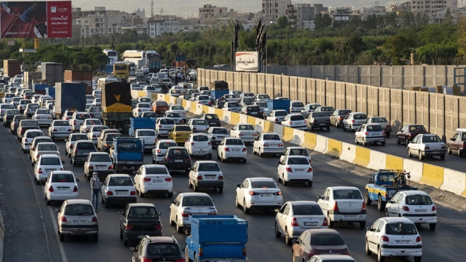 ترافیک سنگین در محورهای شمالی و ورودی‌های پایتخت