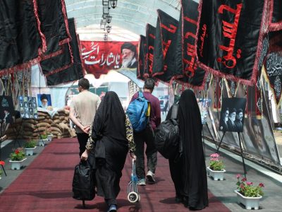 تردد زائران اربعین حسینی در مرز تمرچین در عصر دوشنبه
