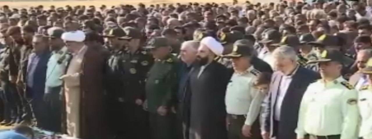 تشییع پیکر شهید مدافع امنیت در بویراحمد برگزار شد