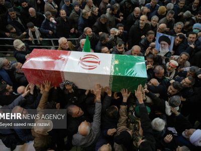 تشییع پیکر شهید مرزبان در زهک برگزار شد