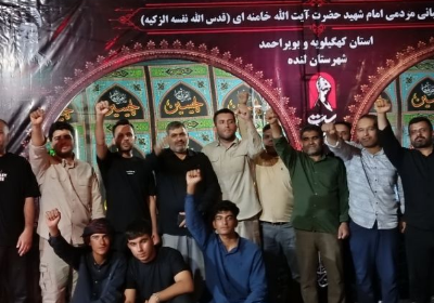 جهادگران لنده‌ای در مشهد موکب خدمات‌رسانی برپا کردند