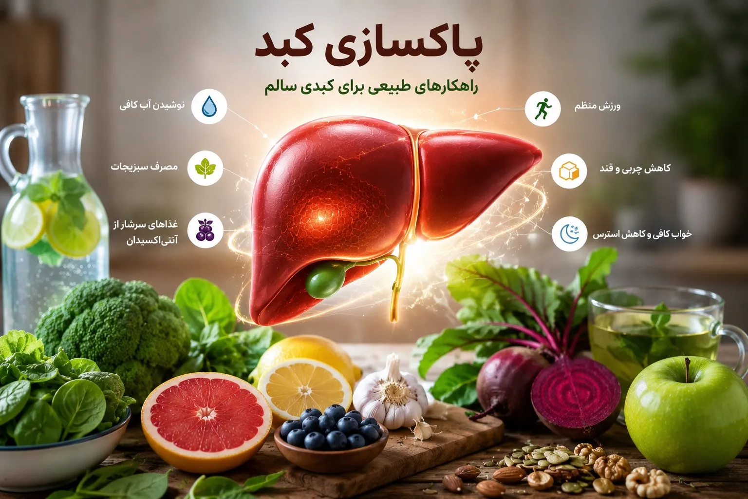 حقایق درباره پاکسازی کبد و روش‌های مؤثر حفظ سلامت آن