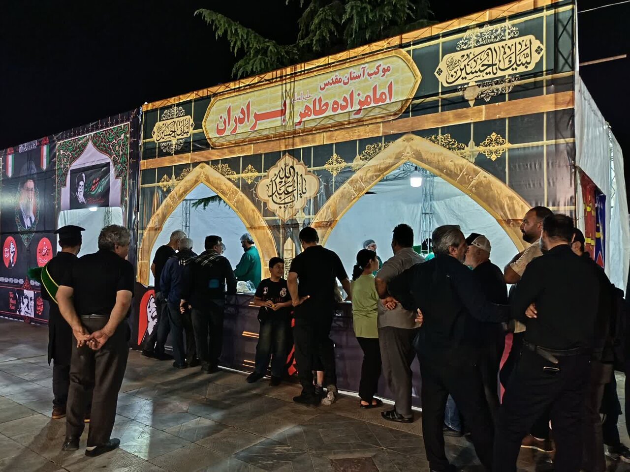 حماسه خدمت‌رسانی البرز در وداع با رهبر شهید