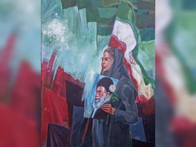 رونمایی از تابلوی جدید علی بحرینی با عنوان «راه روشن»