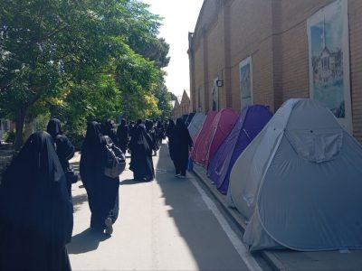 زائران آذربایجان شرقی در بوستان ولایت تهران مستقر شدند