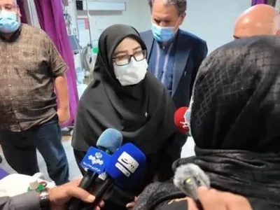 سخنگوی دولت از بیمارستان شهید بقایی اهواز بازدید کرد