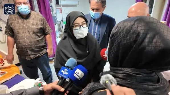 سخنگوی دولت از بیمارستان شهید بقایی اهواز بازدید کرد