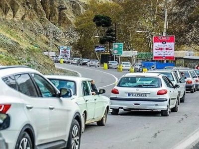 محور کندوان یکطرفه شد تا ترافیک تخلیه شود