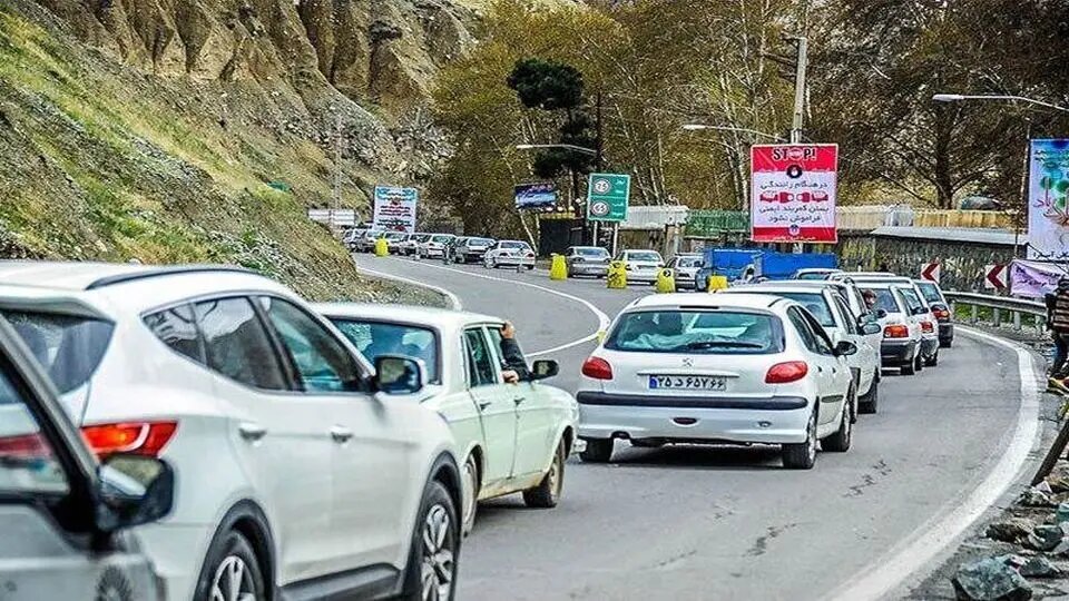 محور کندوان یکطرفه شد تا ترافیک تخلیه شود