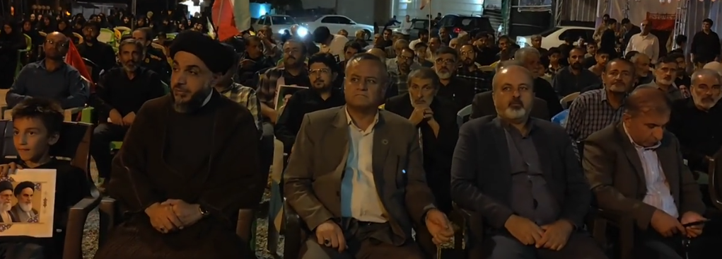 مراسم شام غریبان امام شهید در سی سخت برگزار شد