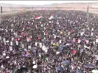 مردم یمن در صعده به حمایت از نیروهای مسلح راهپیمایی کردند