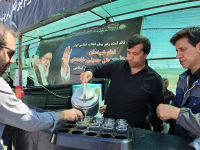 مهمان‌نوازی بی‌نظیر مردم تربت حیدریه برای زائران رهبر شهید