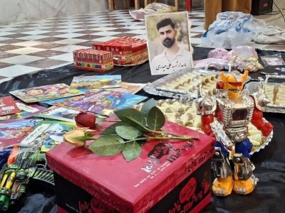 یادگارهای کودکانه شهید حیدری به نسل جدید منتقل شد