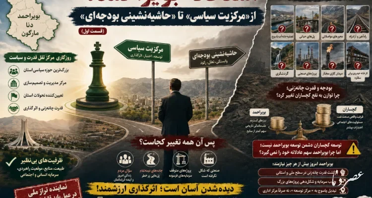 استحاله بویراحمد؛ از «مرکزیت سیاسی» تا « حاشیه‌نشینی بودجه‌ای»