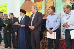 آزادگان یزد در آیینی با حضور مردم و مسئولان تجلیل شدند