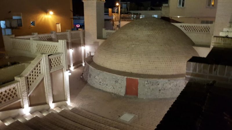 آغاز تخریب بنای الحاقی غیرمجاز آب‌انبار تاریخی شاهرود