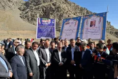 آغاز عملیات ایمن‌سازی محور سی‌سخت-پادنا با حضور وزیر تعاون