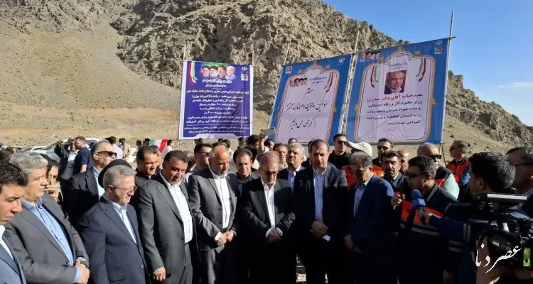 آغاز عملیات ایمن‌سازی محور سی‌سخت-پادنا با حضور وزیر تعاون