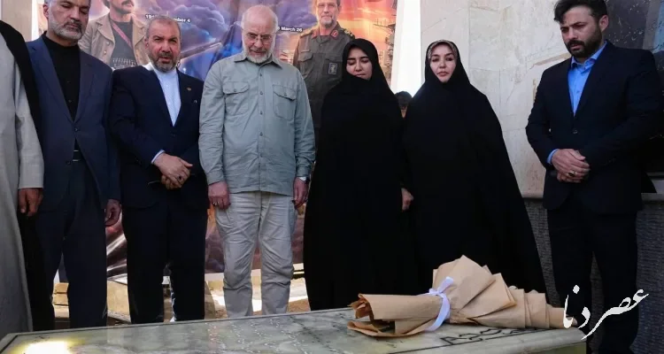 ادای احترام قالیباف به مقام رئیس‌علی دلواری در نجف اشرف