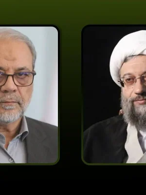 تبریک آیت الله آملی لاریجانی به محمدباقر ذوالقدر به عنوان مشاور سیاسی رهبر انقلاب