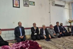تجلیل استاندار کهگیلویه و بویراحمد از همسر شهید «جهان شعبانی» در گچساران