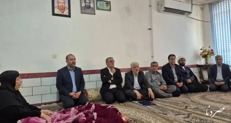 تجلیل استاندار کهگیلویه و بویراحمد از همسر شهید «جهان شعبانی» در گچساران