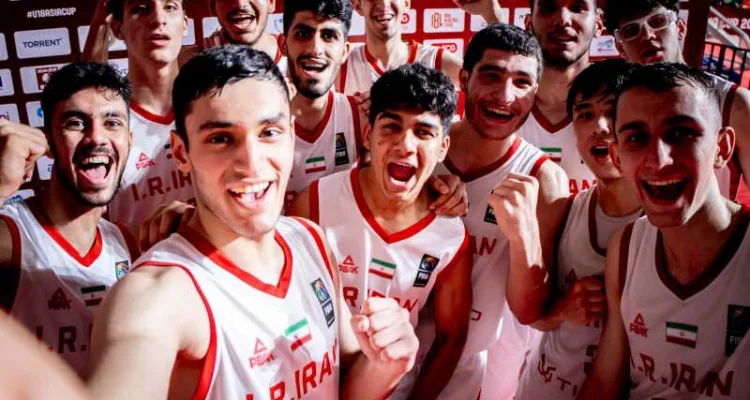 تیم بسکتبال زیر ١٨ سال ایران  به مرحله یک ‌چهارم کاپ آسیا صعود کرد