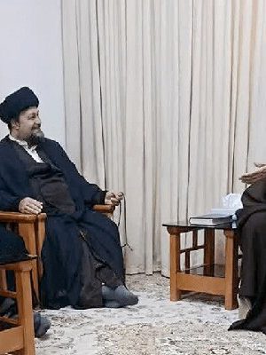 دیدار حجت‌الاسلام سیدحسن خمینی با آیت‌الله العظمی جوادی آملی در دماوند