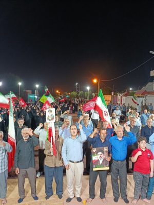 صد و شصت و هشتمین شب خونخواهی قائد شهید امت در چرام برگزار شد