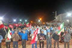 صد و هشتاد و یکمین شب خونخواهی امام شهید در چرام برگزار شد