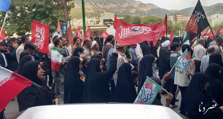 یاسوج غرق در نور و سرور؛ طنین یا مهدی در مسیر انتظار