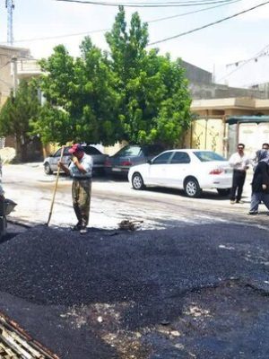 ۱۱ هزار متر آسفالت و جدول گذاری معابر یاسوج در ۱۰ روز