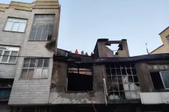 آتش‌سوزی بنگاه املاک در لاهیجان ۴ مصدوم برجای گذاشت