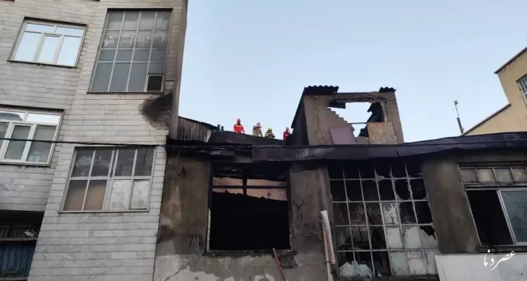 آتش‌سوزی بنگاه املاک در لاهیجان ۴ مصدوم برجای گذاشت