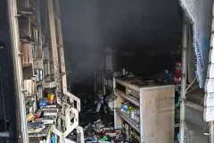 آتش‌سوزی در انبار داروخانه یوسف‌آباد پس از ۷ ساعت مهار شد
