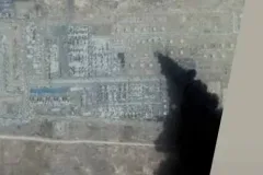 آتش‌سوزی در تأسیسات آرامکو در ینبع عربستان؛ تصاویر ماهواره‌ای منتشر شد
