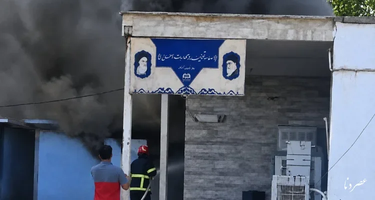 آتش‌سوزی در مدرسه شبانه‌روزی سرابتاوه یاسوج؛ علت حادثه در دست بررسی