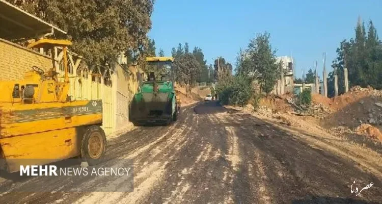 آسفالت مسیر اتصال بلوار ارم به شرکت نفت یاسوج؛ گامی در راستای کاهش ترافیک شهری