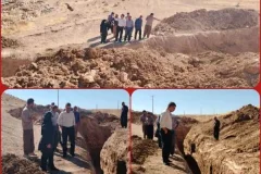 احیای قنات روستای شعبانی دهگلان با لایروبی و کوله‌گذاری