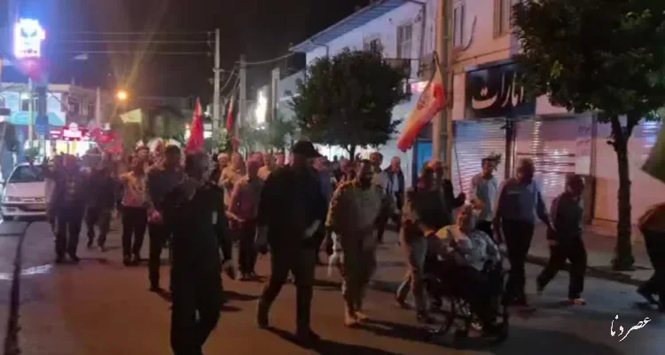 تکرار حماسه حضور؛ اجتماع پرشور مردمی در نوشهر در حمایت از رزمندگان اسلام
