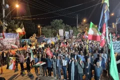 دویستمین شب حماسه مردمی یاسوج در خیابان جمهوری اسلامی برگزار شد