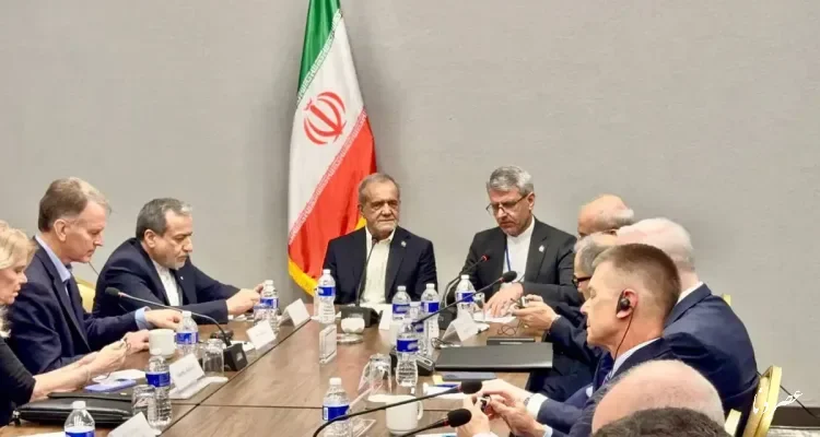 دیدار مدیران ارشد رسانه‌های آمریکایی با مسعود پزشکیان و عراقچی (+عکس)