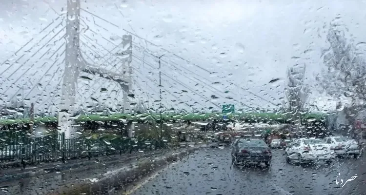 رعد و برق و باران به پایتخت رسید