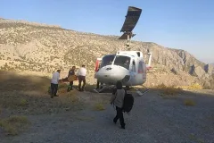 نجات جان دختر بیمار در منطقه سخت‌گذر باشت با تلاش اورژانس ۱۱۵