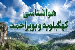 هشدار رگبار و رعدوبرق در کهگیلویه و بویراحمد تا جمعه