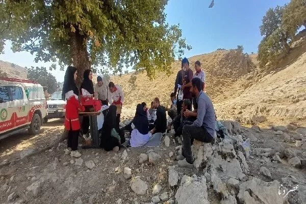 کاروان سلامت هلال‌احمر در لنده؛ از خدمات درمانی تا پیگیری مطالبات روستاییان